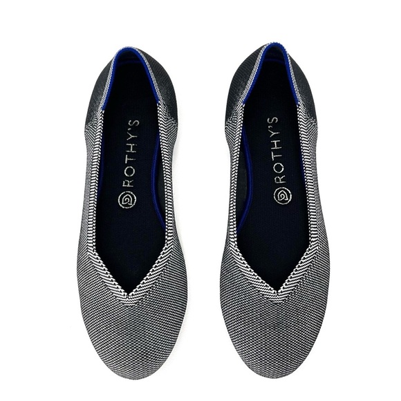 Rothy’s The Flat Birdseye Gray Women’s Shoe Size 10 Round Toe Shoes Recycled EUC - Picture 3 of 14